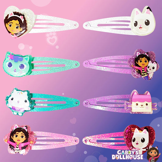 LUV HER multicolor snap clips spread displaying variety and easy styling options