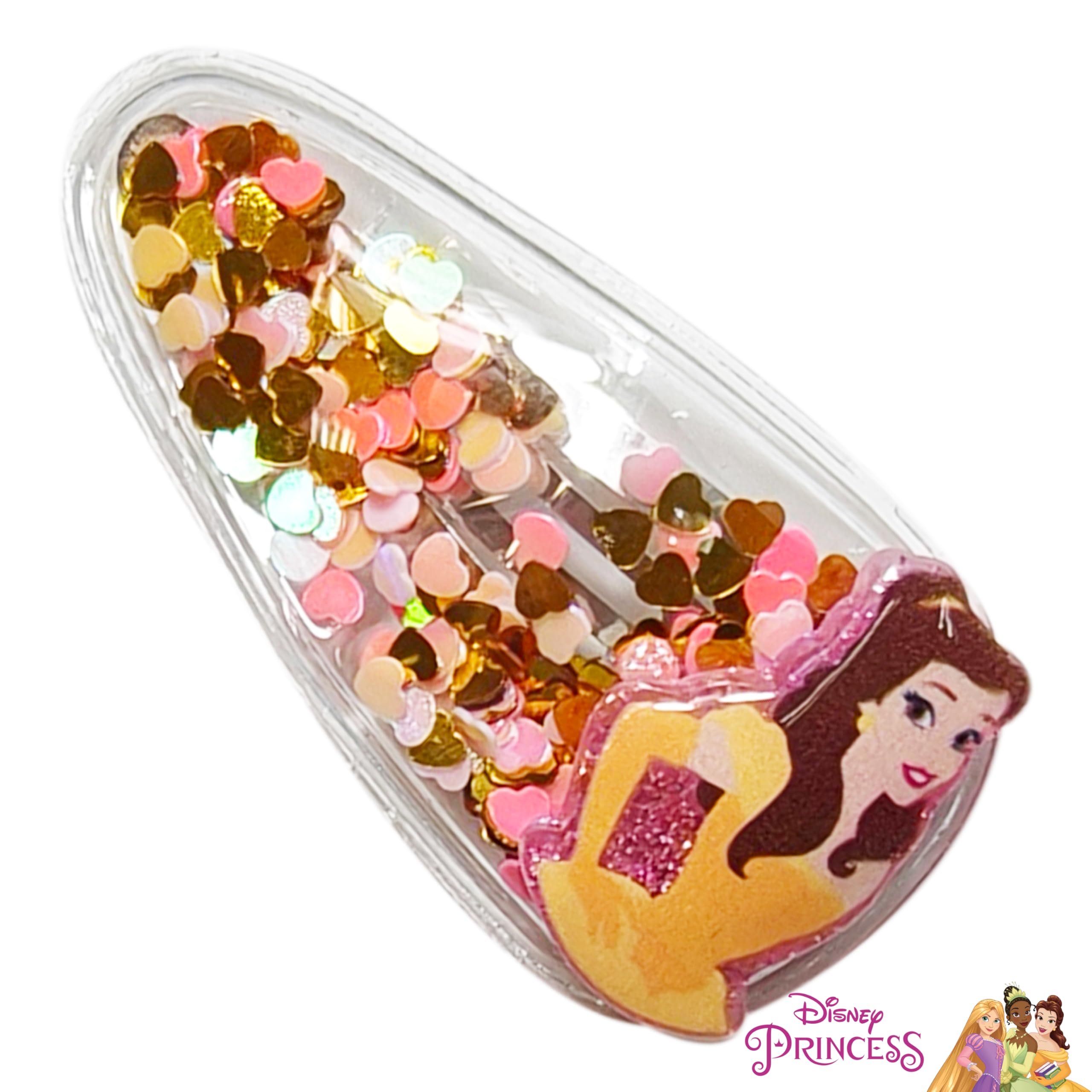 LUV HER confetti clip texture close-up showing colorful finish benefit: vibrant outfit coordination