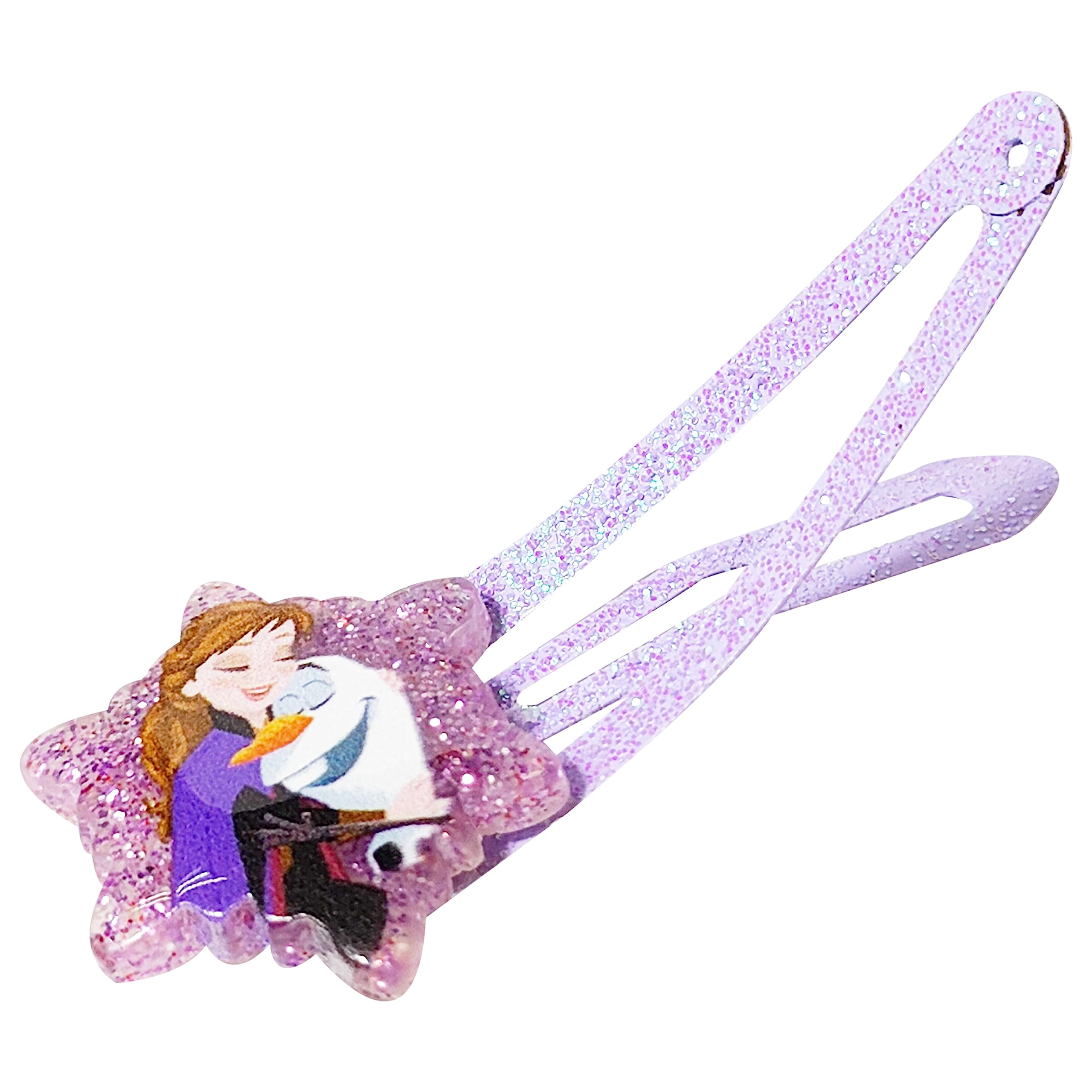 LUV HER clip held in hand to show scale and easy child-friendly size