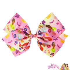 LUV HER bow next to ruler showing actual size for easier fit comparison