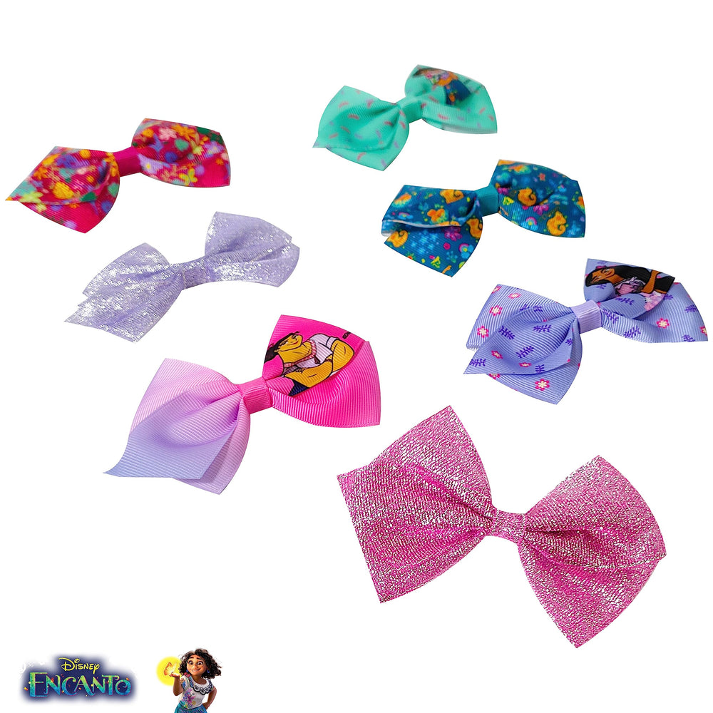 LUV HER bow close-up showing fabric texture and durable stitch benefit