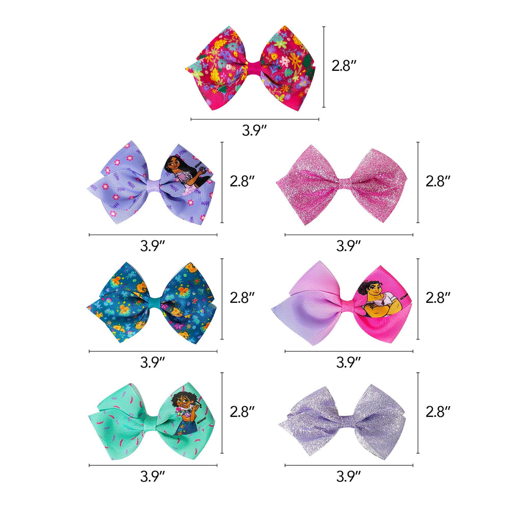 LUV HER bow worn in girl's hair demonstrating playful styled look
