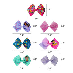 LUV HER bow worn in girl's hair demonstrating playful styled look