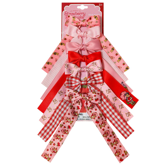 LUV HER front packaging showing seven Strawberry Shortcake bows – convenient gift display and storage