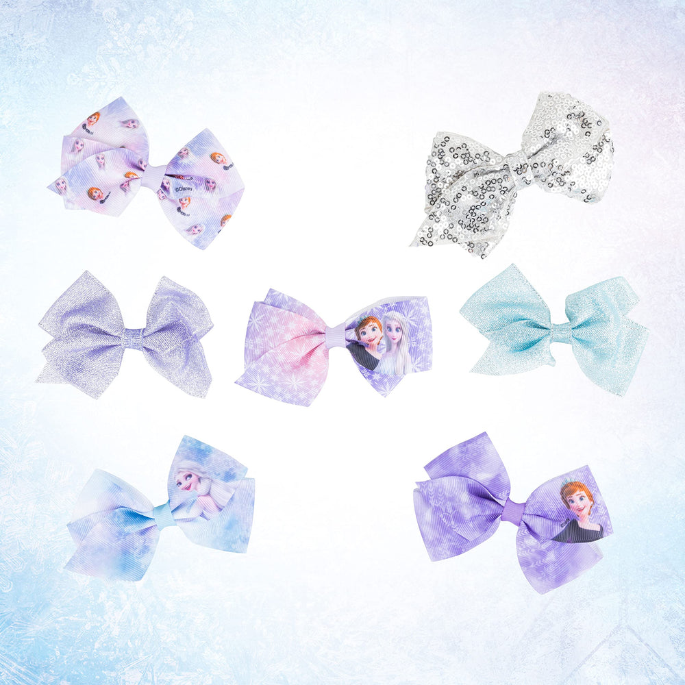 LUV HER multi-colored bows on card showing variety and easy storage