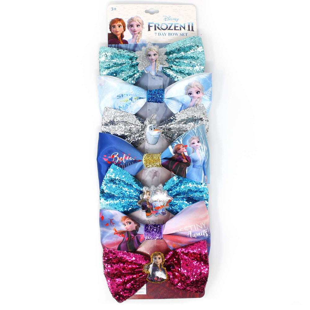 LUV HER Frozen 2 front packaging showing all seven bows and licensed artwork for easy gifting