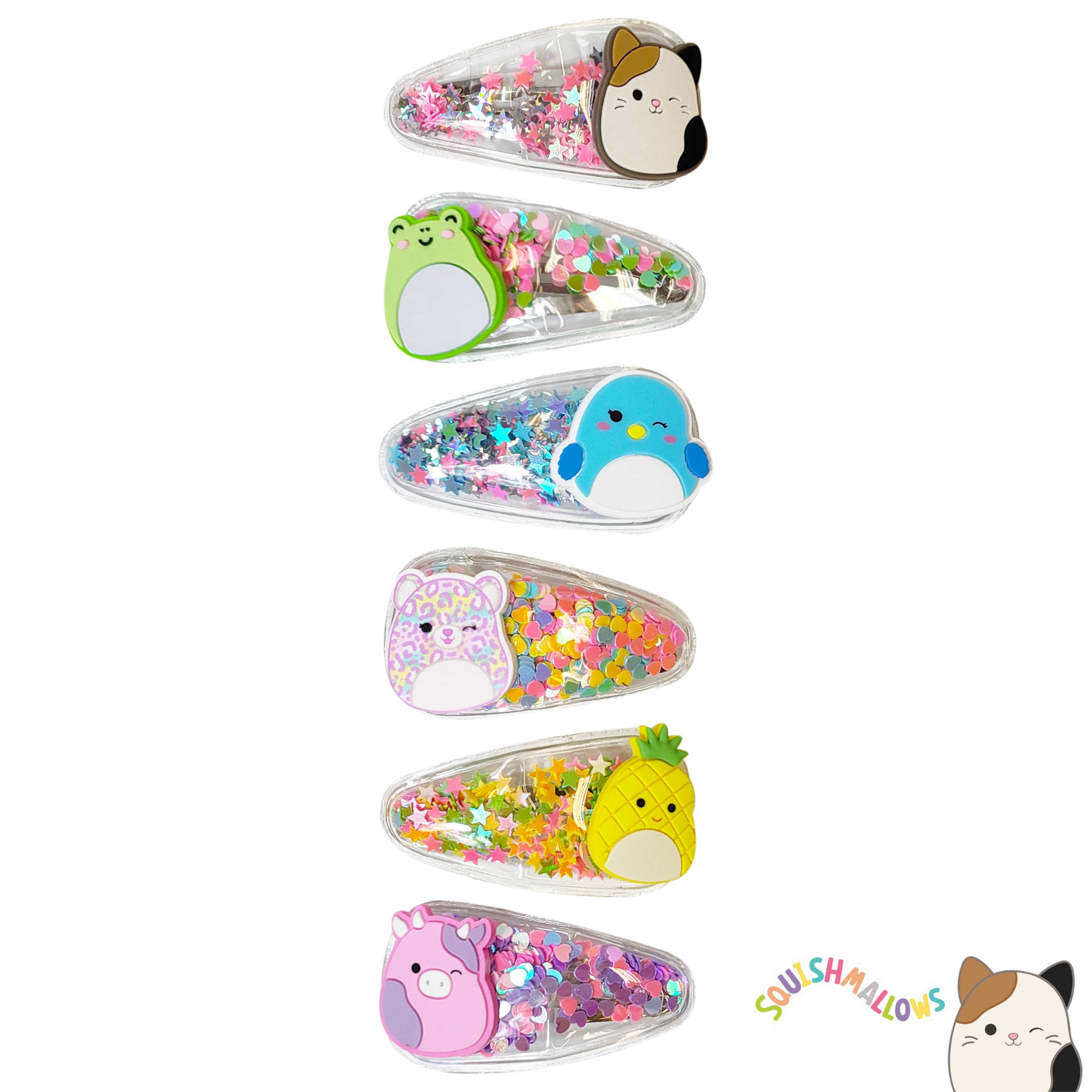 LUV HER clip worn in toddler hair, gentle hold for everyday play