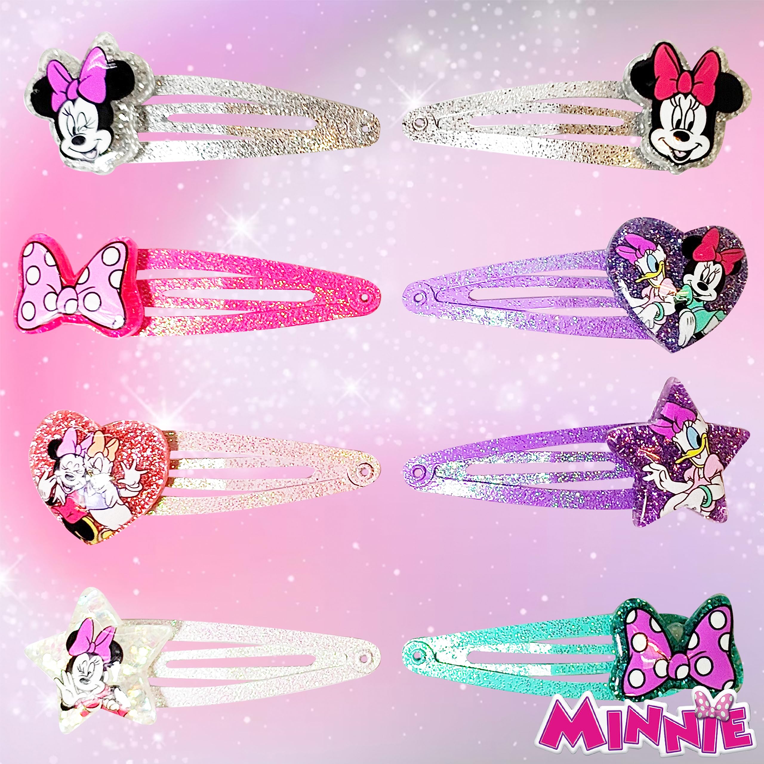 LUV HER close-up of a Minnie snap clip highlighting smooth edges and grip benefit