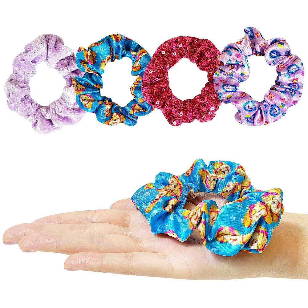 Luv Her scrunchies multi-color layout offering gentle, no-crease hold