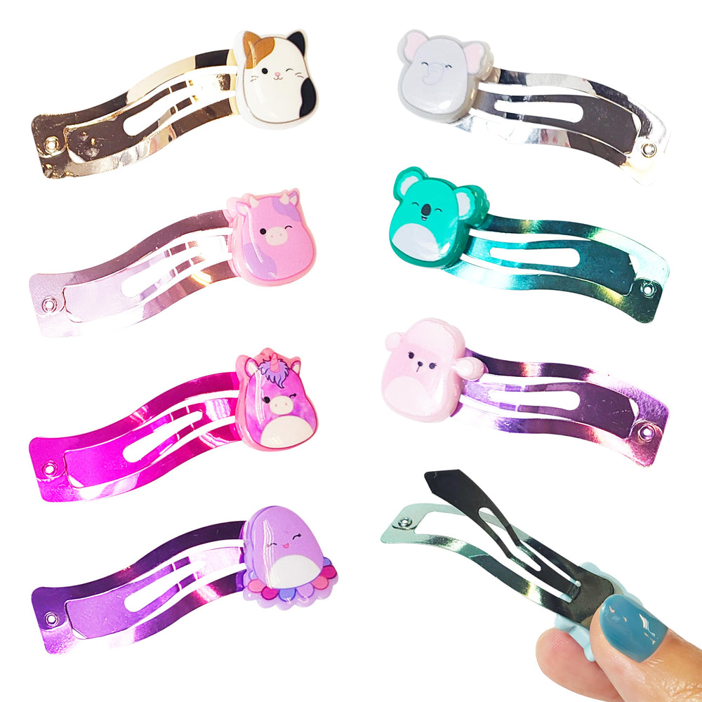LUV HER array of multi-color clips flatlay, easy matching options