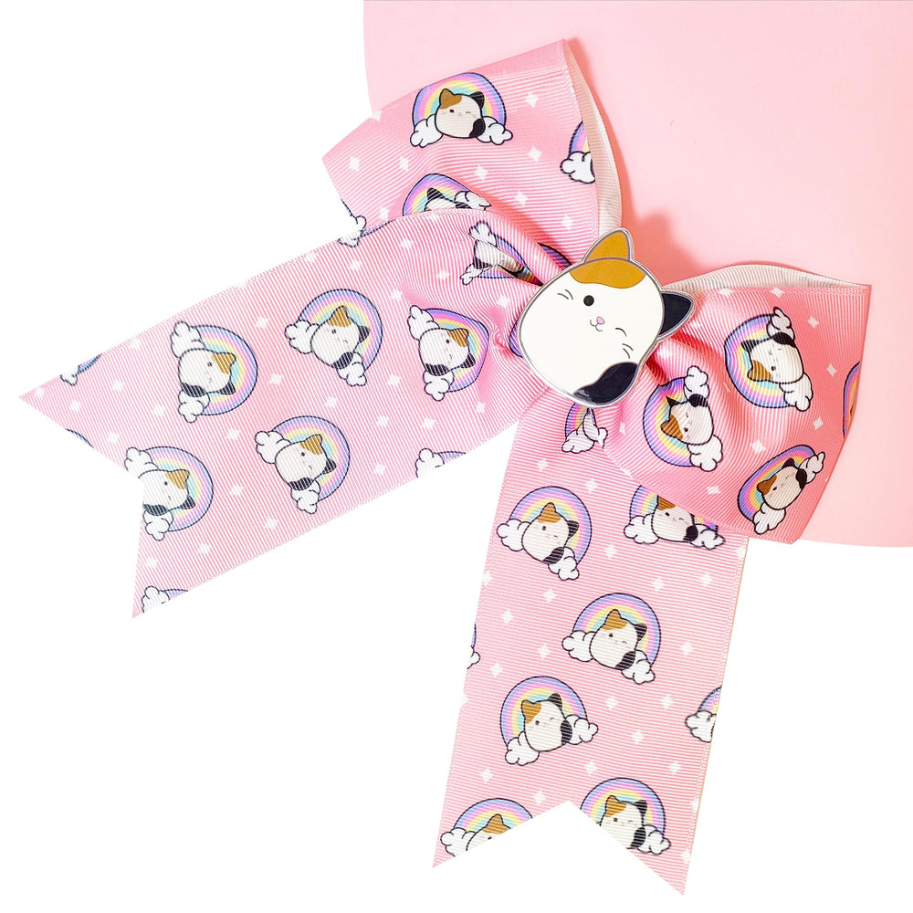 LUV HER bow on child model demonstrating how the accessory completes an outfit