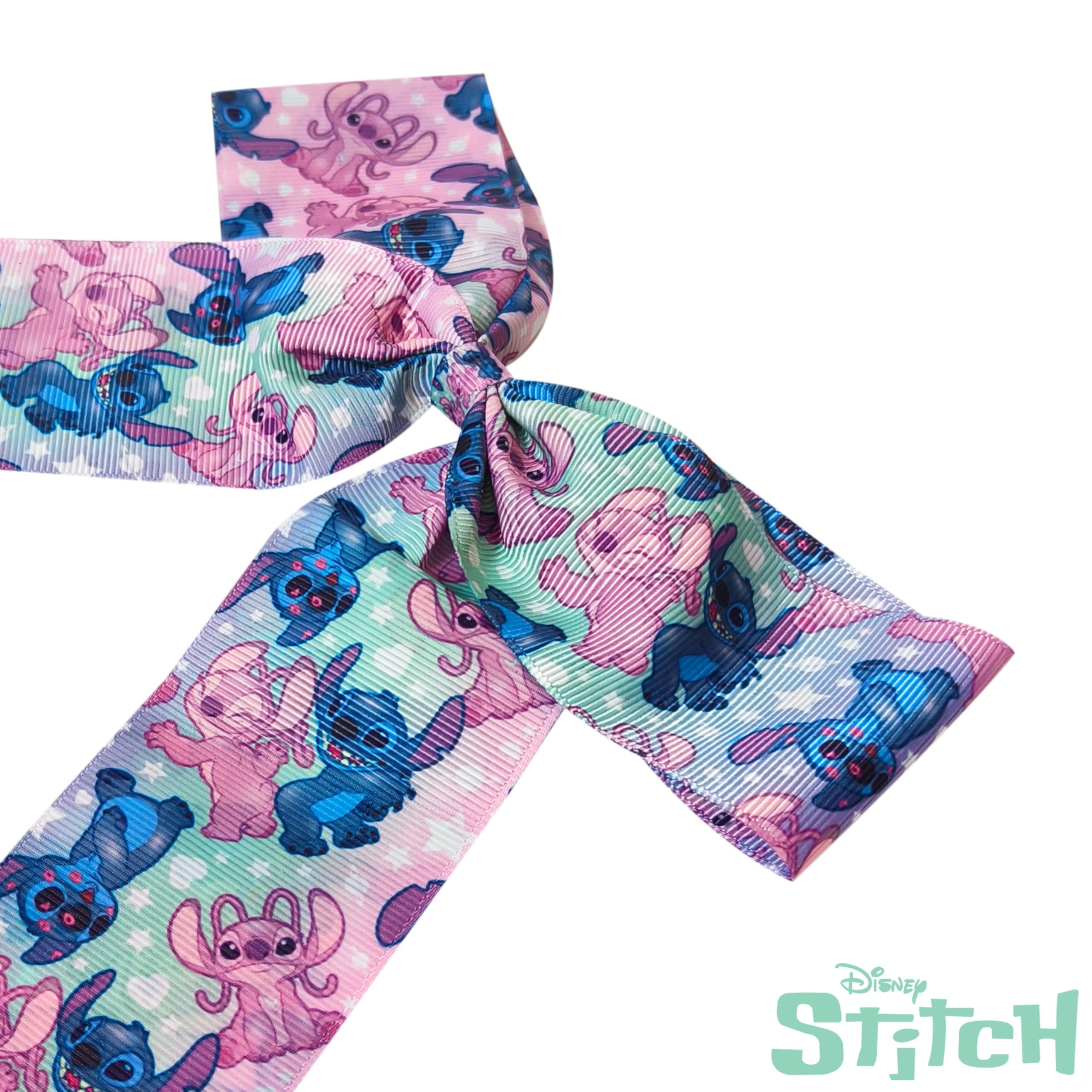 LUV HER bow worn in girl's ponytail showing styling impact and charm