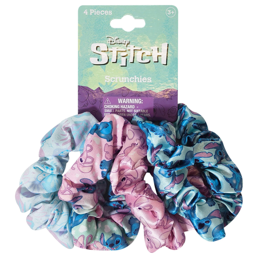LUV HER front packaging showing four Stitch scrunchies and cheerful design benefits