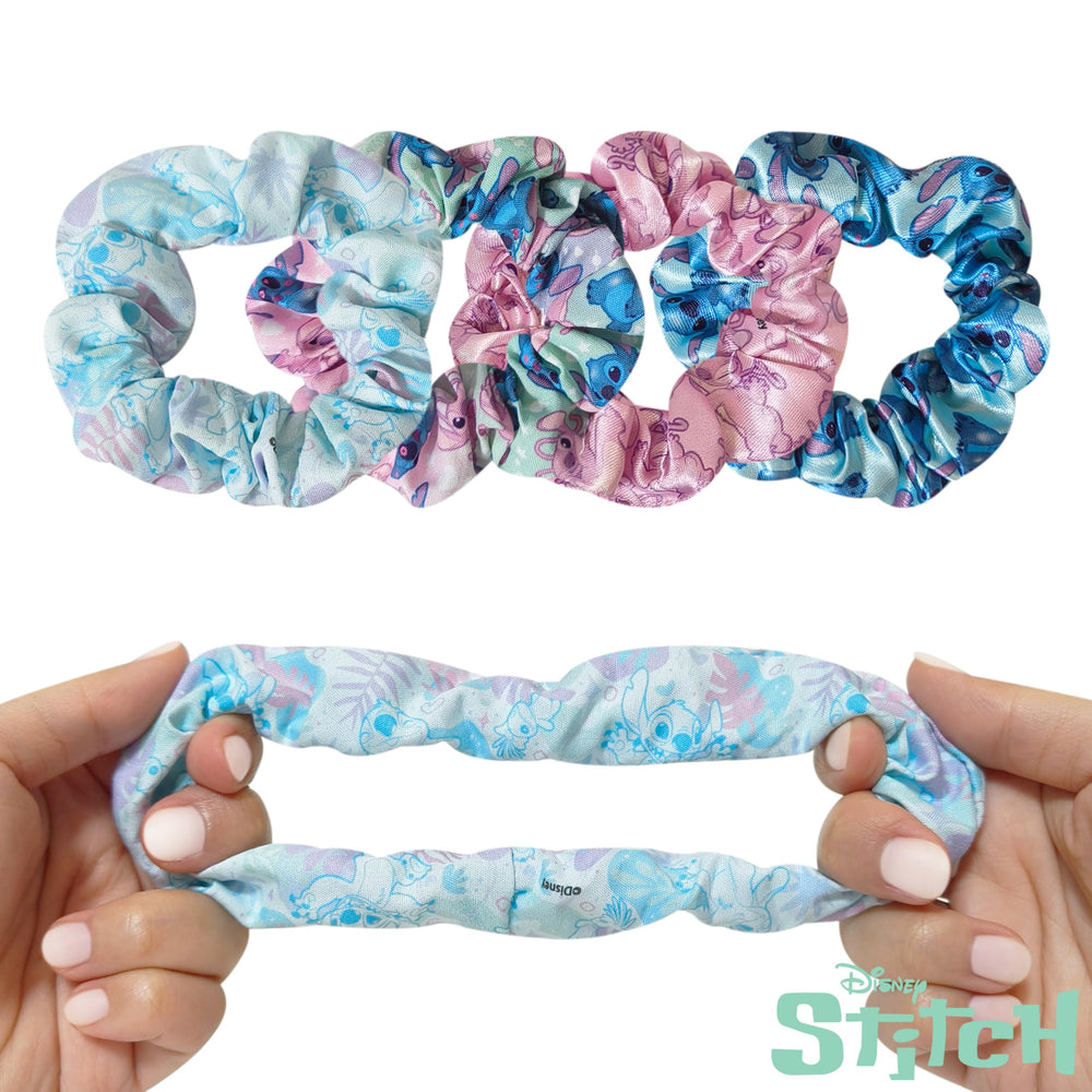 LUV HER scrunchies held in hand showing large size and secure gentle hold