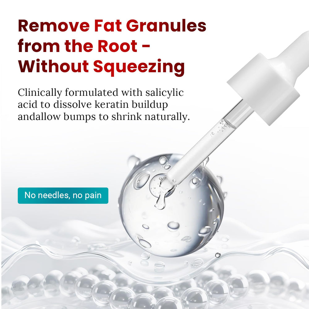 LuWeiQian bottle on vanity with skincare tools implying easy integrate benefit
