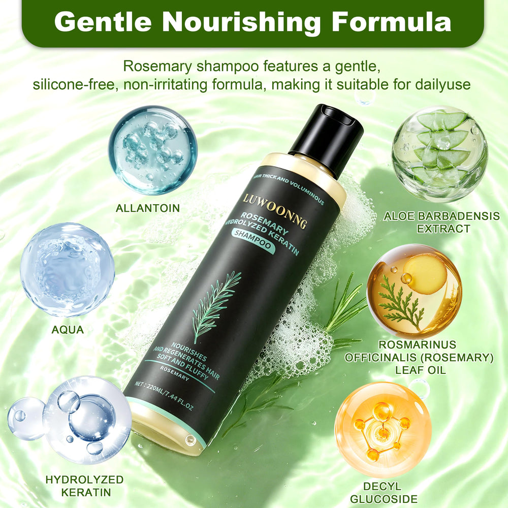 LUWOONNG rich foam texture demonstrating gentle, effective cleansing