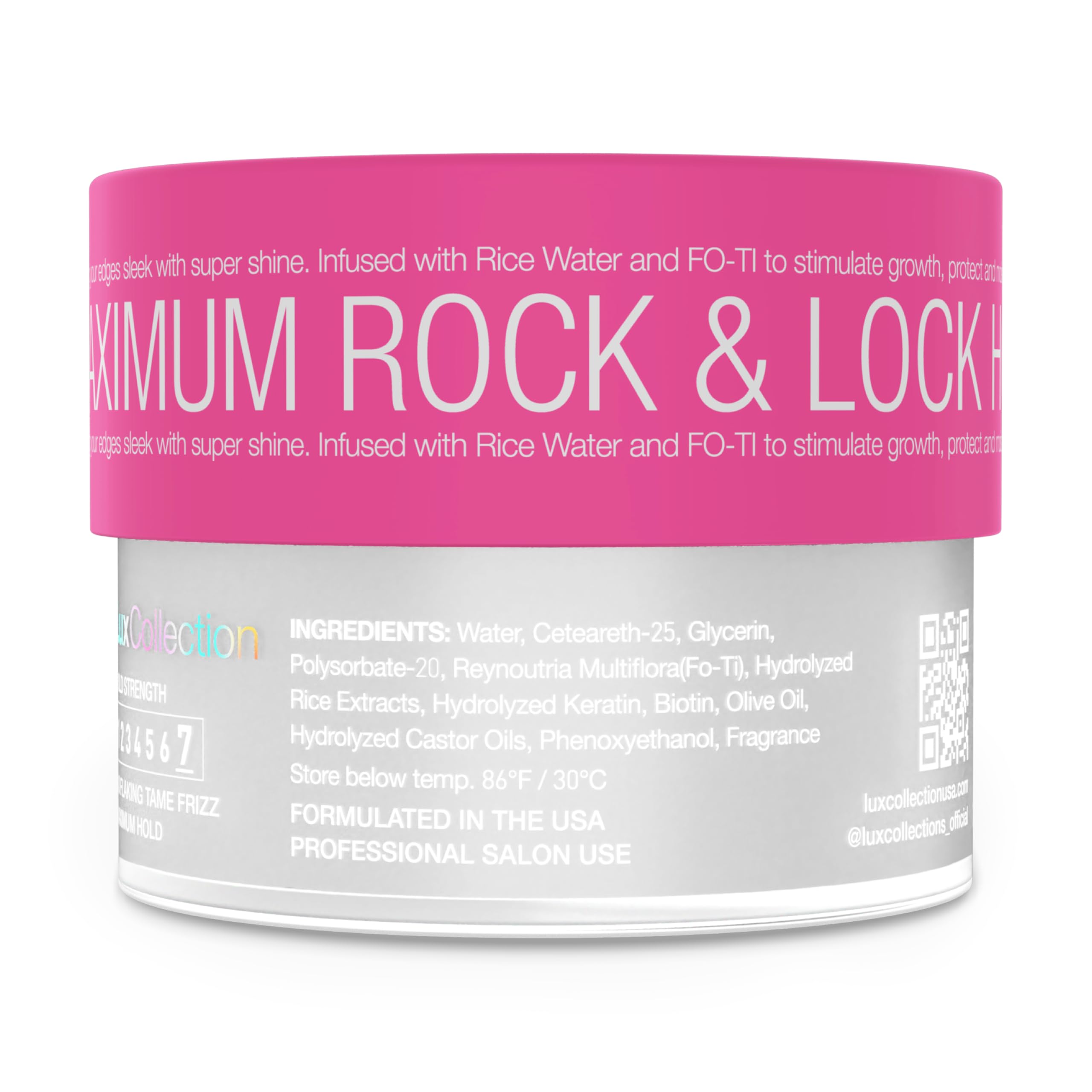 Lux Collection used outdoors resisting humidity showing long-lasting hold benefit