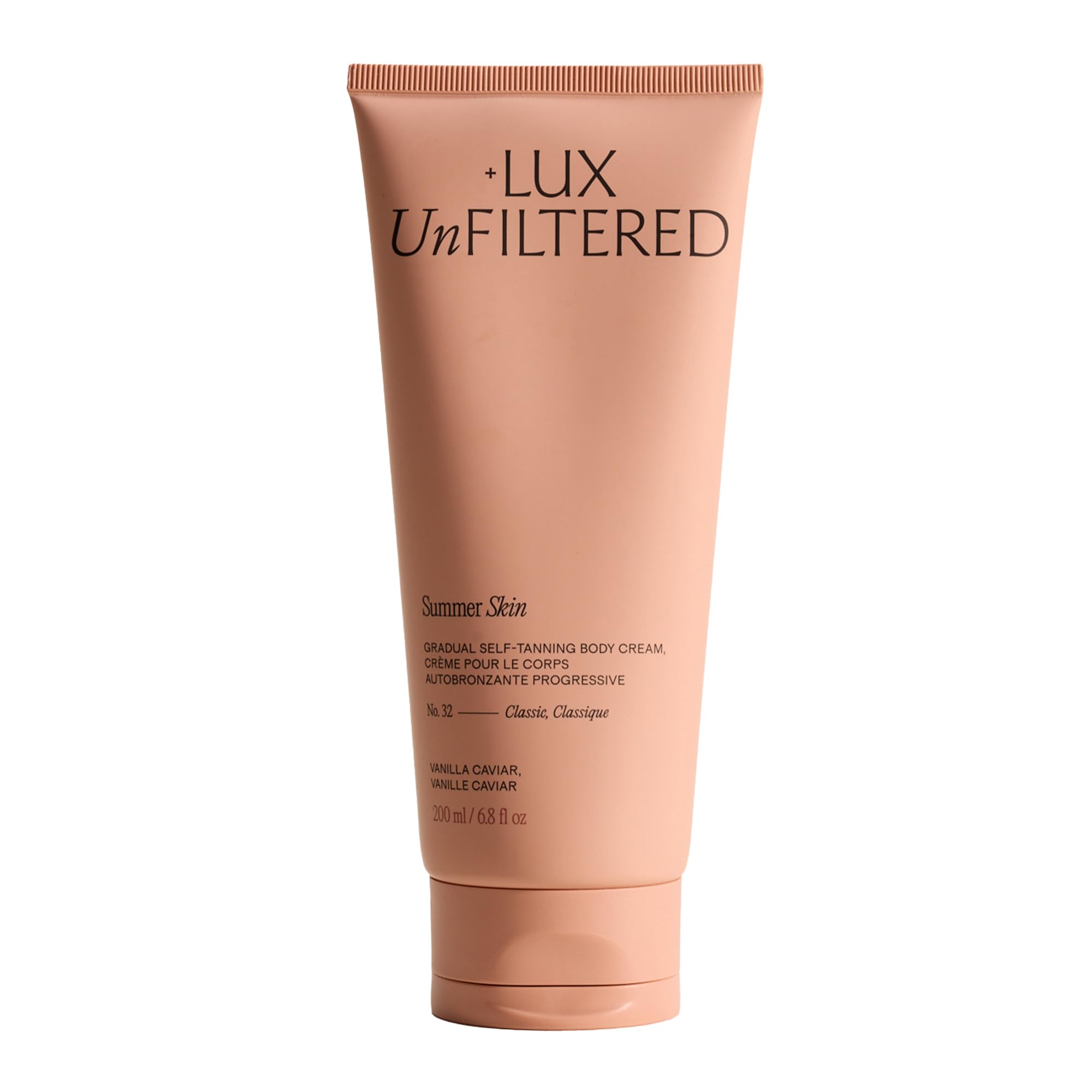 Lux Unfiltered front bottle showing label and elegant packaging for easy identification