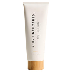 Lux Unfiltered front bottle showing product label and santal scent benefit