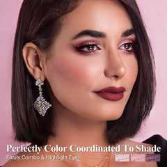LUXAZA blending brush close-up demonstrating soft fibers and seamless finish benefit