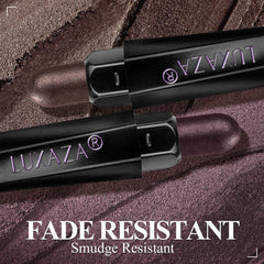 LUXAZA creamy pigment texture close-up highlighting smooth glide and blendability benefit
