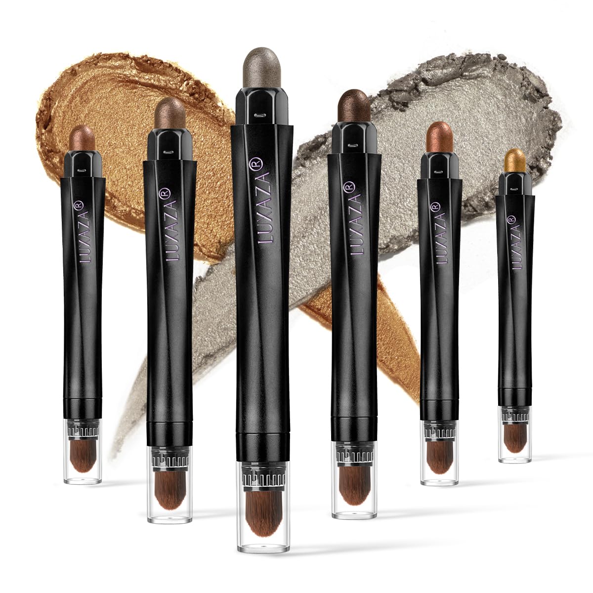 LUXAZA front packaging showing six brown and grey sticks for easy neutral looks