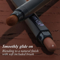 LUXAZA PRO applying stick on eyelid demonstrating fast use benefit