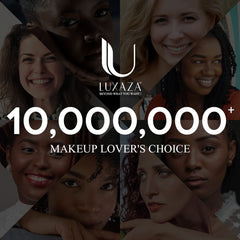 LUXAZA six shades laid out to show coordinated palette and layering options
