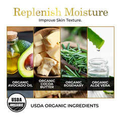 Luxe Beauty applied to face during morning routine for smooth makeup base