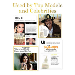 Luxe Beauty being smoothed over neck, supporting elasticity and even tone