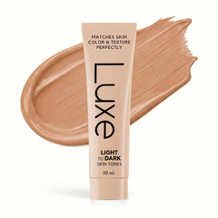 LUXE front bottle view showing sleek packaging and easy-pump benefit