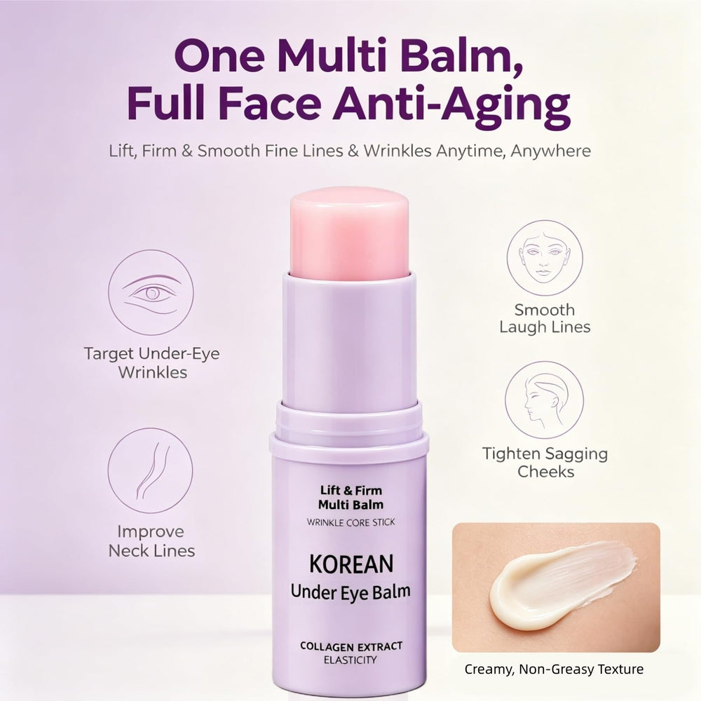 Luxe Korean Balm texture close-up highlighting smoothing, hydrating finish
