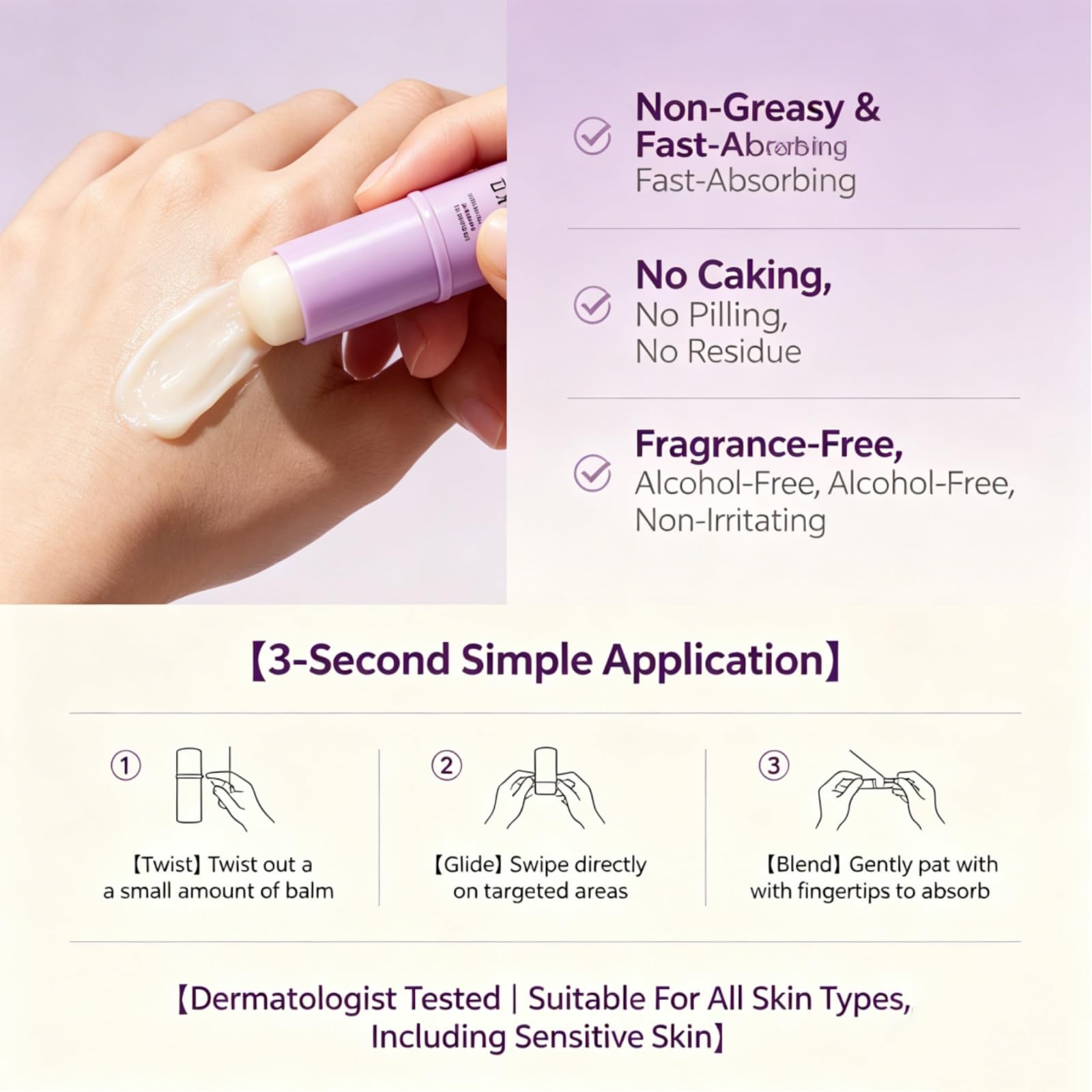 Luxe Korean Balm travel lifestyle in pouch for on-the-go touch-ups