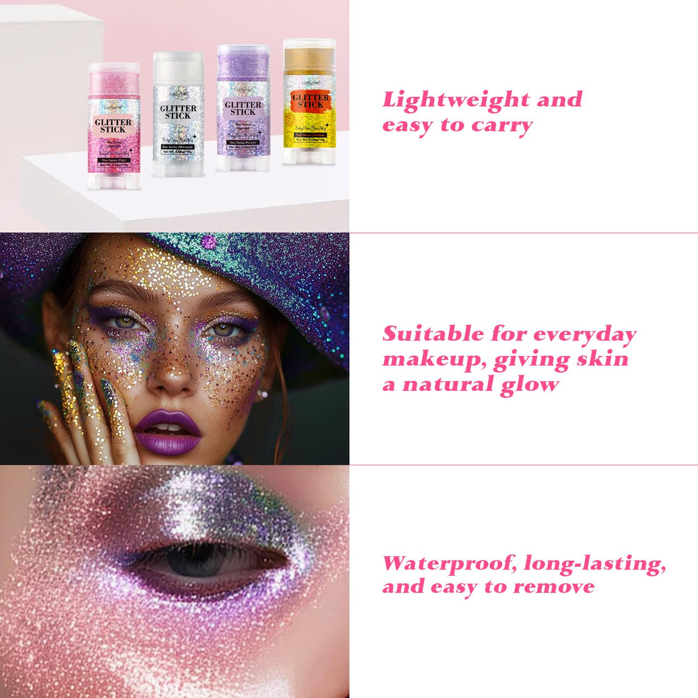 Luxfume glitter stroke on skin texture demonstrating smooth cream finish and blendable shimmer