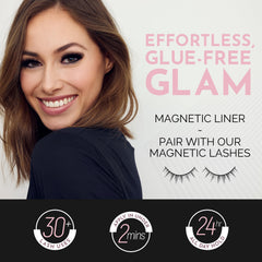 Luxillia fine-tip applicator close-up for precise eyeliner control