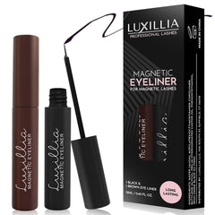 Luxillia front packaging showing dual black and brown tubes and convenience