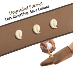 Luxspire mini finger mitt used on toes and nails for accurate detail tanning