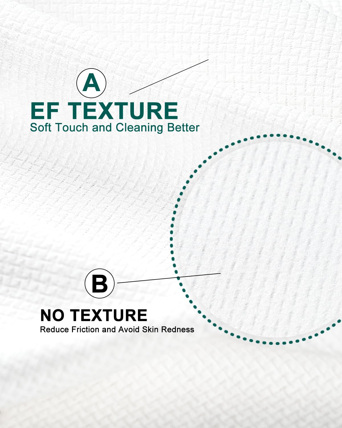 LUXU towel used for gentle baby face cleaning, safe for delicate skin