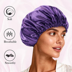 Luyfrsuu satin fabric close-up highlighting smooth texture and reduced friction