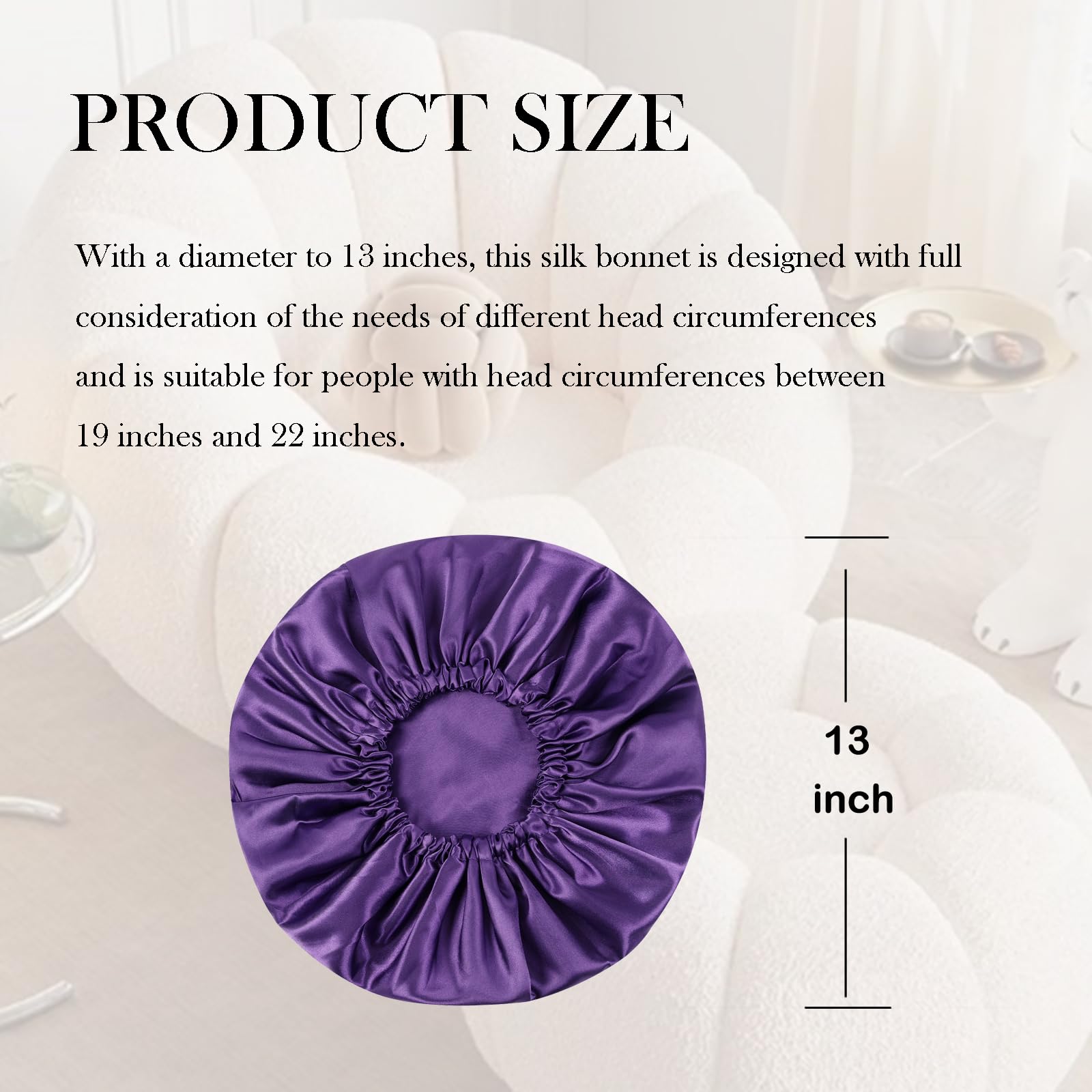Luyfrsuu double-layer bonnet turned inside out showing reversible benefit