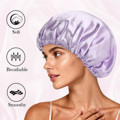 Luyfrsuu interior lining close-up highlighting soft satin to protect hair