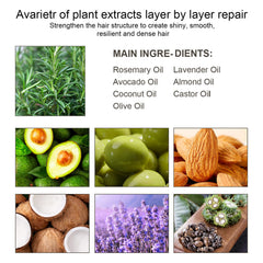 Person massaging Lvjonya oil into scalp, promoting improved manageability