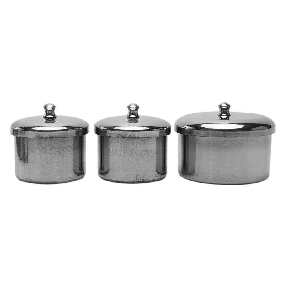LVOERTUIG package layout showing three cups, lids, and base included