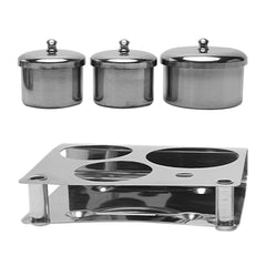 LVOERTUIG dappen cup containing powder for organized product handling
