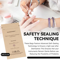 LXIANGN sealed pouch edge detail demonstrating secure peel-and-seal closure benefit