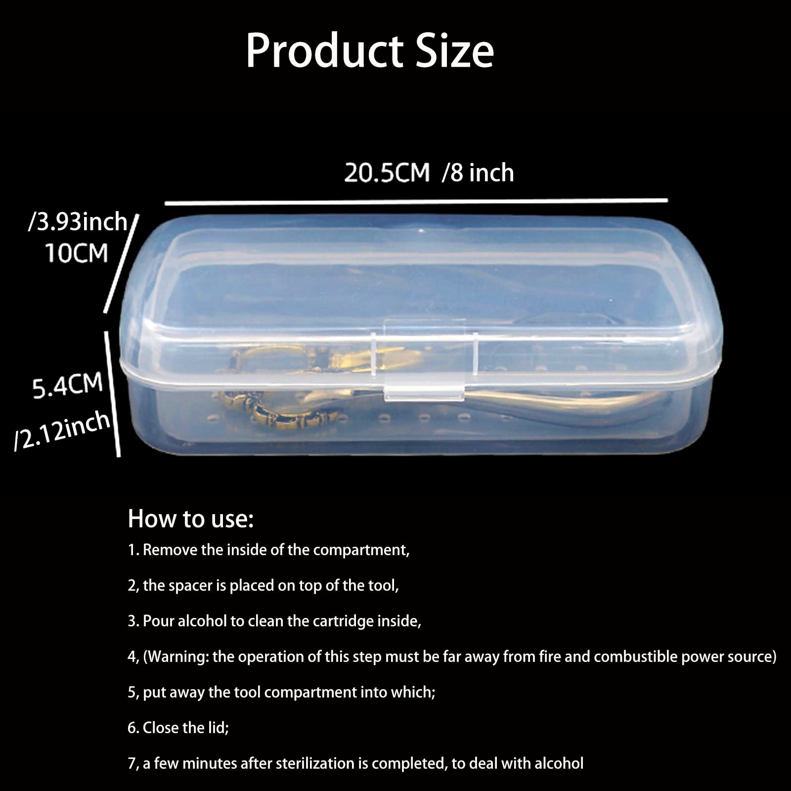 LXIANGN sterilizer box open tray detail illustrating lift-up removal benefit