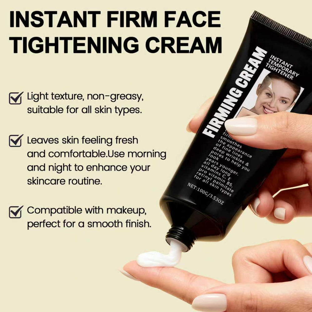 lxmtou before and after split face displaying visible temporary firming result