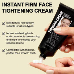 lxmtou before and after split face displaying visible temporary firming result