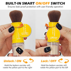 LYBHDAFA angled brush detail demonstrating precise application to edges