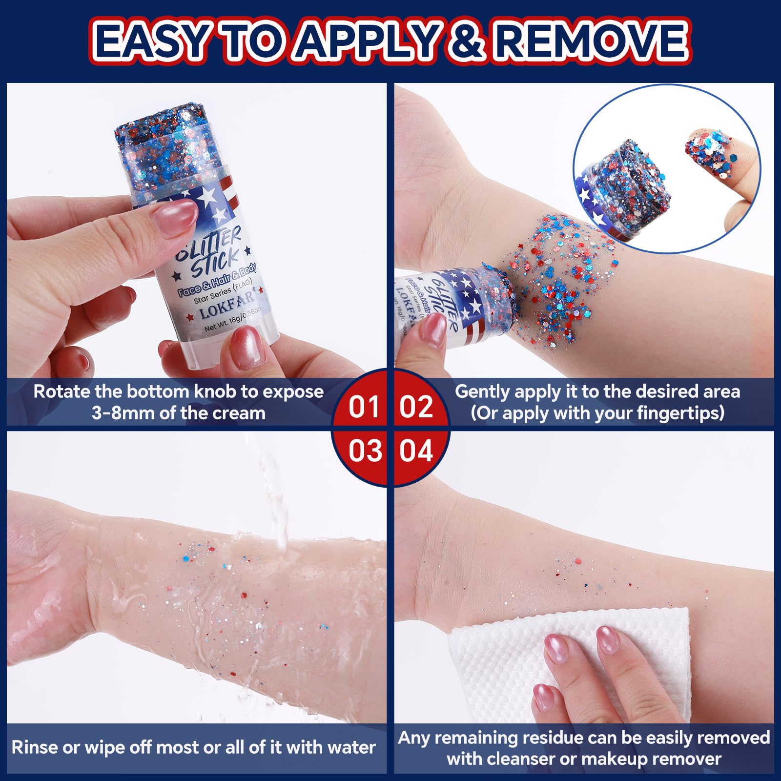 LYBHDAFA glitter stick with parade outfit creating standout sparkle